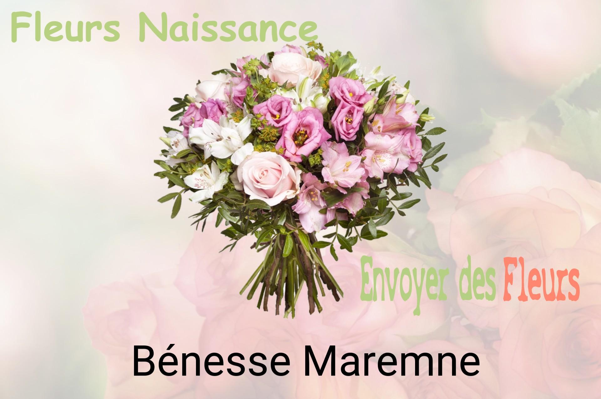 Bouquet de fleurs de naissance livré à Bénesse-Maremne